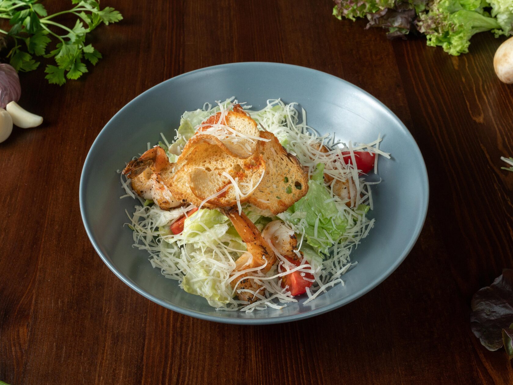 Цезарь с креветками