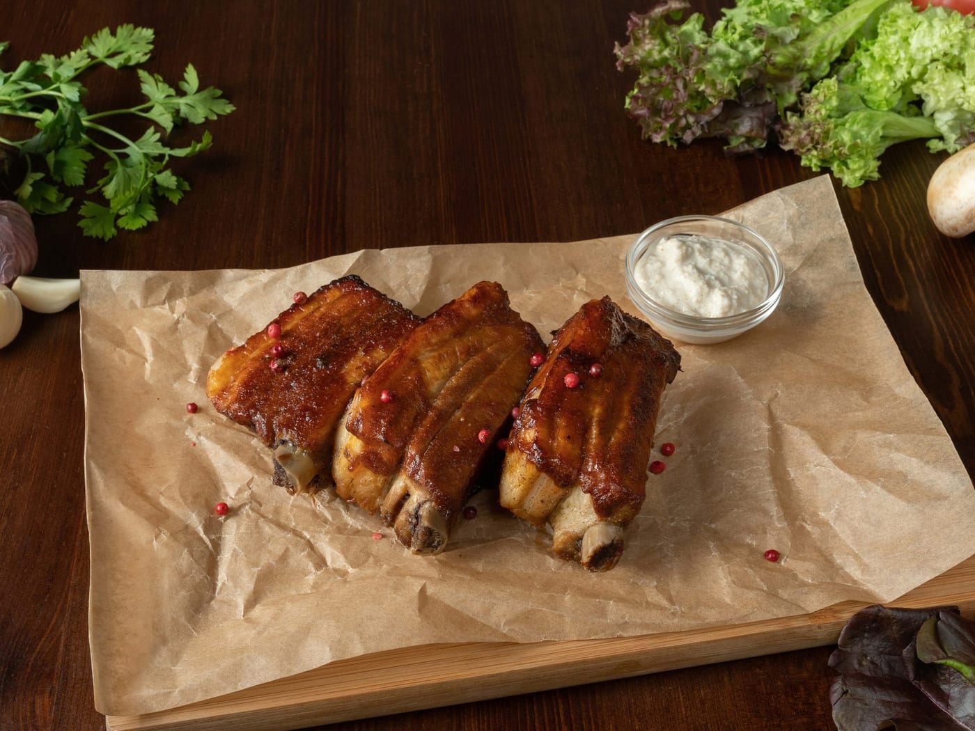 Свиные ребрышки по особому рецепту